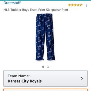 Toddlers 3T Pajama Pants Kansas City Royals